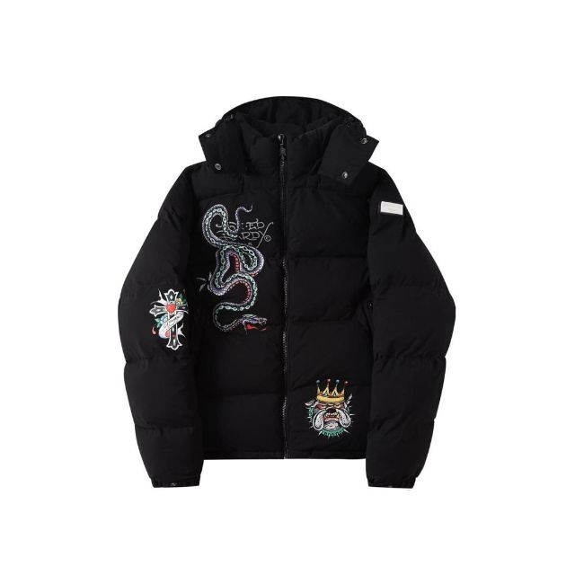 UNKNOWN X ED HARDY PUFFER Lサイズ　umww