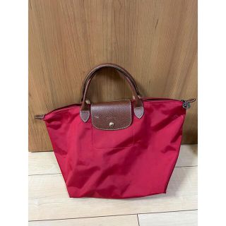 ロンシャン(LONGCHAMP)のロンシャントートバック　ロンシャン赤バック(トートバッグ)