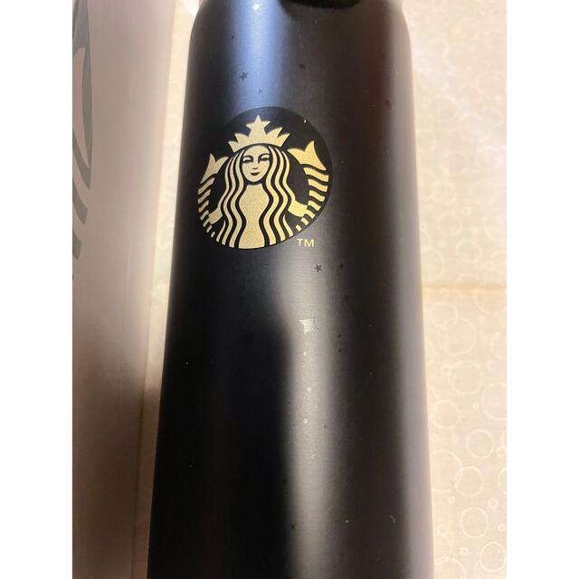 Starbucks Coffee(スターバックスコーヒー)のスターバックス★ステンレスボトル★ブラック★ゴールドサイレン キッズ/ベビー/マタニティの授乳/お食事用品(水筒)の商品写真