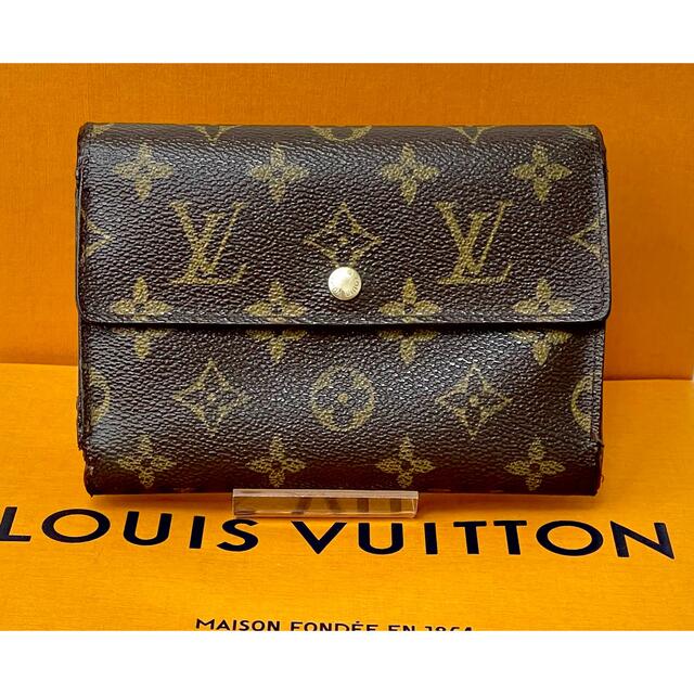 ナンバー LOUIS モノグラム 3つ折り財布 ポルトトレゾールエテュイ