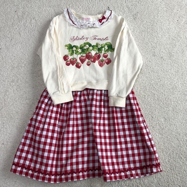 Shirley Temple(シャーリーテンプル)の美品　シャーリーテンプル  120 キッズ/ベビー/マタニティのキッズ服女の子用(90cm~)(ワンピース)の商品写真