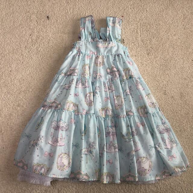 mezzo piano(メゾピアノ)の美品　メゾピアノ   120 キッズ/ベビー/マタニティのキッズ服女の子用(90cm~)(ワンピース)の商品写真