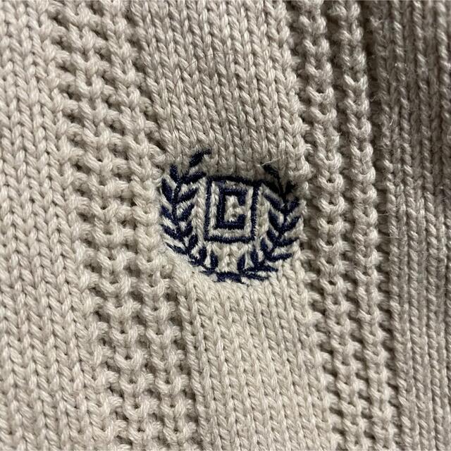 CHAPS - 90s 古着 チャップス ラルフローレン ニット 刺繍ロゴ ゆるだ