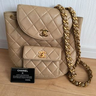 シャネル(CHANEL)のCHANEL マトラッセ リュック ビンテージ(リュック/バックパック)