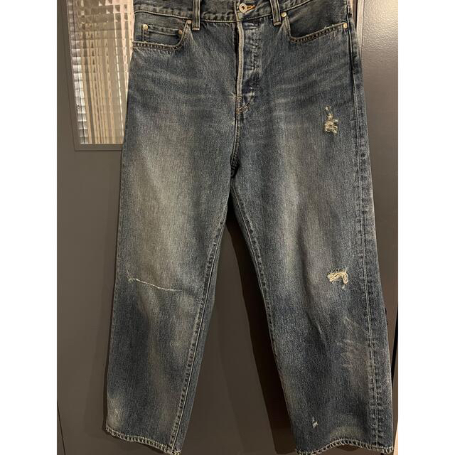 JOURNAL STANDARD(ジャーナルスタンダード)のJOURNAL SANDARD luxe13oz デニムクラッシュダメージパンツ メンズのパンツ(デニム/ジーンズ)の商品写真