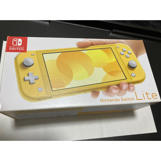 ニンテンドースイッチ(Nintendo Switch)のNintendo Switch Lite イエロー 本体　クリーニング済(家庭用ゲーム機本体)