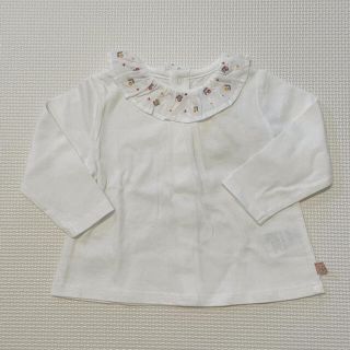 プチバトー(PETIT BATEAU)の専用　carrement  beau フリル　刺繍　ブラウス(シャツ/カットソー)