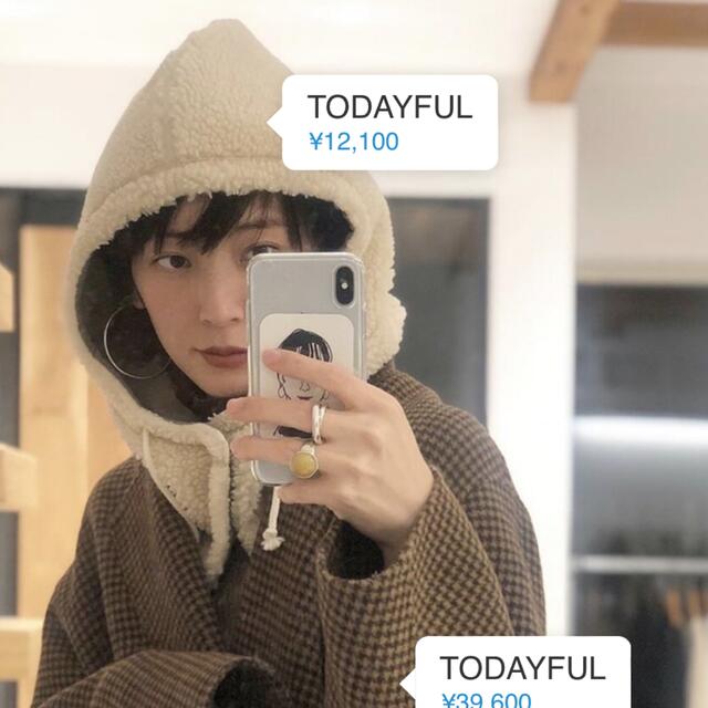 TODAYFUL(トゥデイフル)のtodayful フーディーボアスヌード　トゥデイフル レディースのファッション小物(スヌード)の商品写真