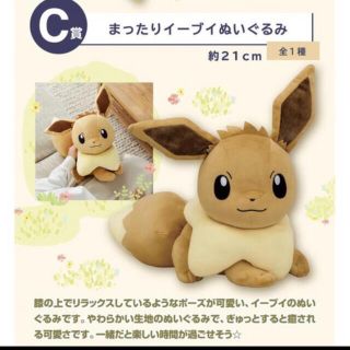 ポケモン 匿名発送 一番くじ C賞まったりイーブイぬいぐるみの通販 By Lapisturin ポケモンならラクマ