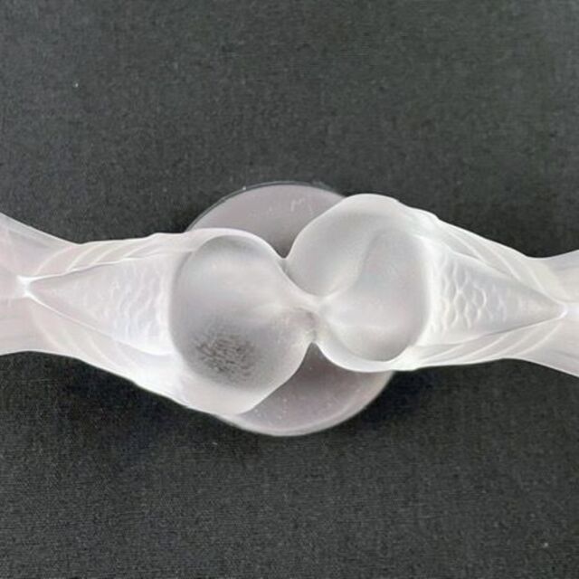 美品】 ラリック LALIQUE 鳥 鳩 置物 ペーパーウェイト クリスタルの