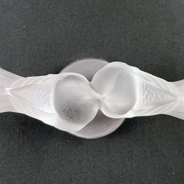 【美品】 ラリック LALIQUE 鳥 鳩 置物 ペーパーウェイト クリスタル 1