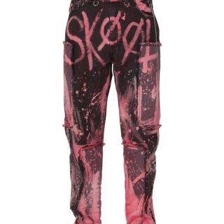 skoot apparel　bleach　denim pink(デニム/ジーンズ)