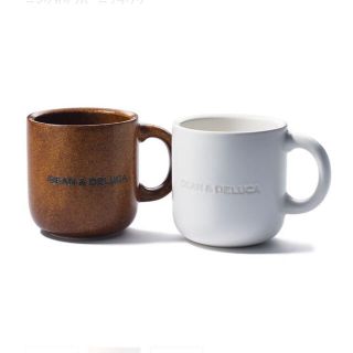 ディーンアンドデルーカ(DEAN & DELUCA)の未使用 DEAN & DELUCA コーヒーマグカップハニーブラウン 2こセット(グラス/カップ)