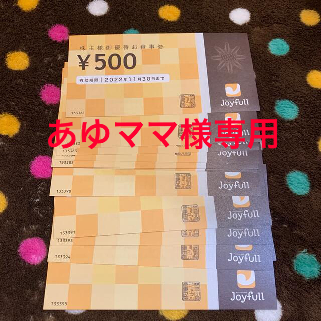 Rakuten ジョイフル 株主優待券