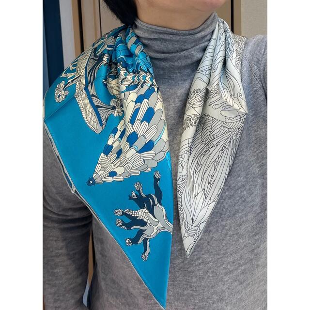 SILKスカーフ#52 レディースのファッション小物(バンダナ/スカーフ)の商品写真