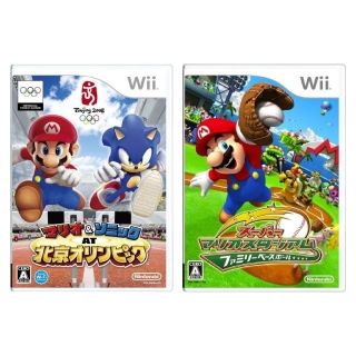 ウィー(Wii)の【完品】 Wii　ソフト　マリオシリーズ　まとめ売り　バラ売り可(家庭用ゲームソフト)