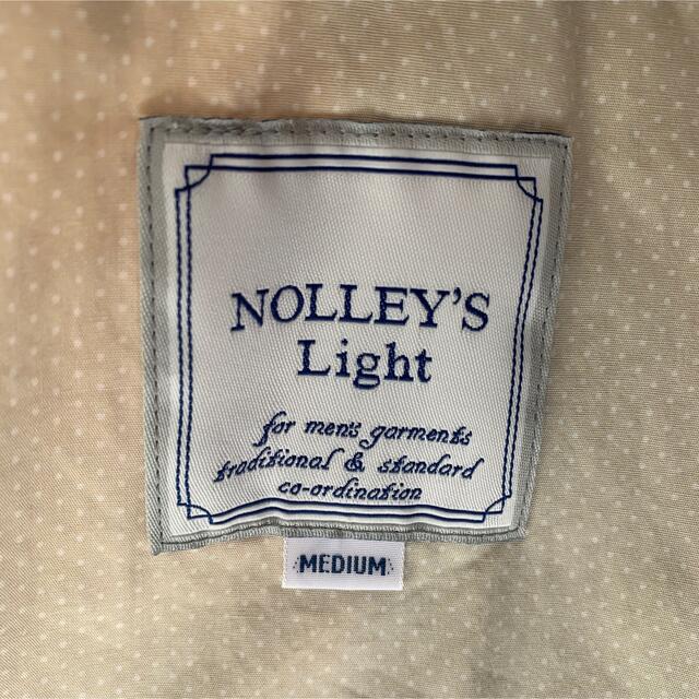 NOLLEY'S(ノーリーズ)のノーリーズ NOLLEYS Light ベージュ コットン シャツ ジャケット メンズのジャケット/アウター(テーラードジャケット)の商品写真