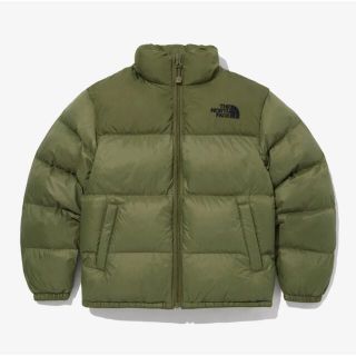 ザノースフェイス(THE NORTH FACE)のノースフェイス　ダウンジャケット　カーキ　キッズ　150(ジャケット/上着)