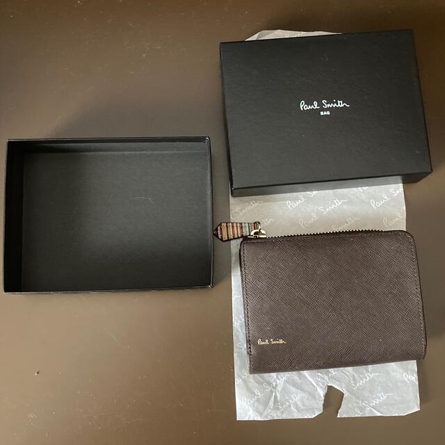 Paul Smith(ポールスミス)のPaul Smith ジップストローグレイン 2つ折り財布 ブラウン メンズのファッション小物(折り財布)の商品写真