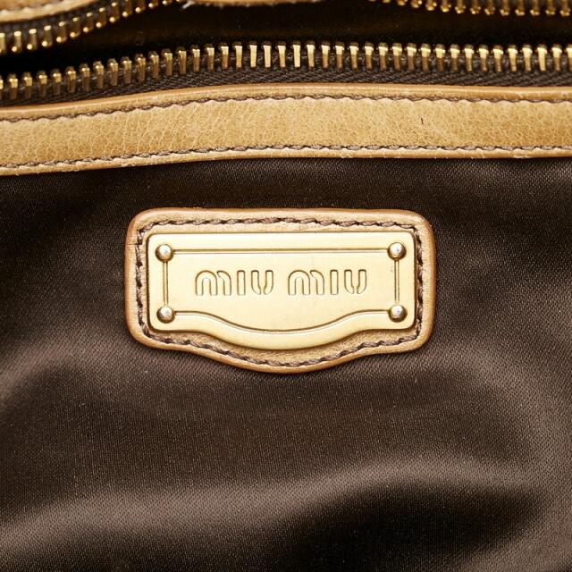 miumiu(ミュウミュウ)のミュウミュウ ハンドバッグ ショルダーバッグ 2WAY レザー レディース MIUMIU 【1-0043555】 レディースのバッグ(ハンドバッグ)の商品写真