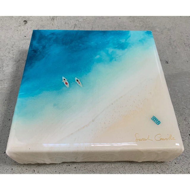 【新品】Sarah Caudle（サラ カードル）paddle out6×6inch約15×15cm