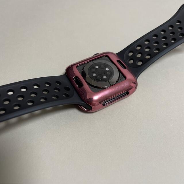 Apple Watch(アップルウォッチ)の【ピンク】AppleWatch 本体カバー 38/40/42/44mm メンズの時計(その他)の商品写真