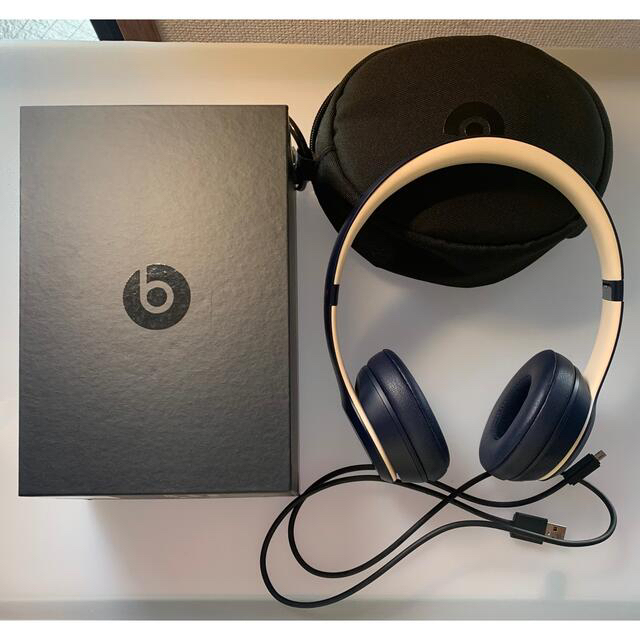 Beats by Dr Dre(ビーツバイドクタードレ)のbeats solo3 wireless クラブネイビー スマホ/家電/カメラのオーディオ機器(ヘッドフォン/イヤフォン)の商品写真