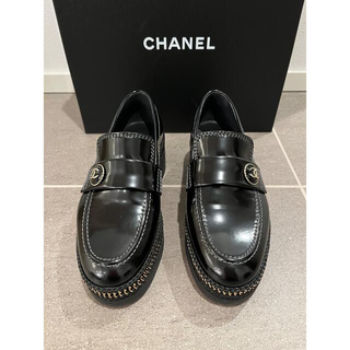 CHANEL ♡ オールブラック ローファー 36.5