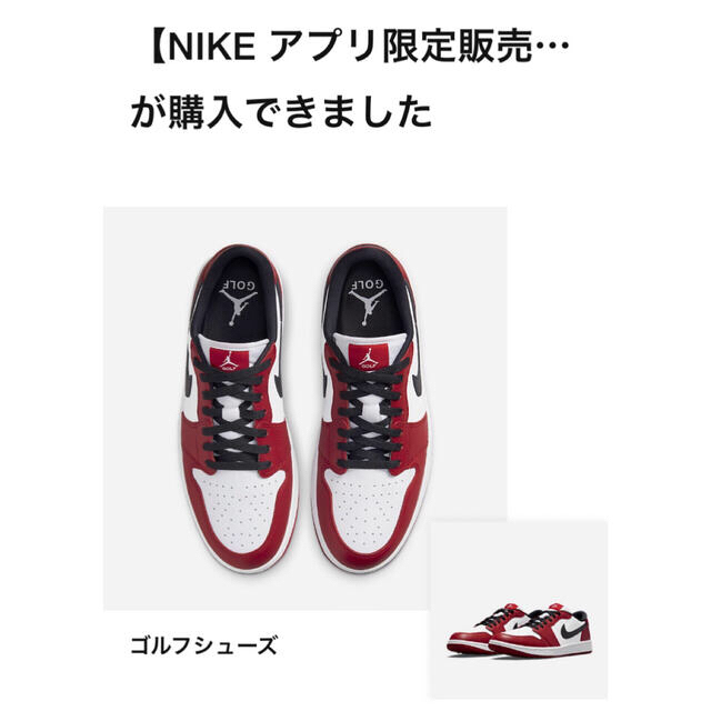 NIKE(ナイキ)のNIKE AIR JORDAN 1 LOW GOLF CHICAGO 27.5 スポーツ/アウトドアのゴルフ(シューズ)の商品写真