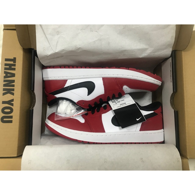 NIKE(ナイキ)のNIKE AIR JORDAN 1 LOW GOLF CHICAGO 27.5 スポーツ/アウトドアのゴルフ(シューズ)の商品写真