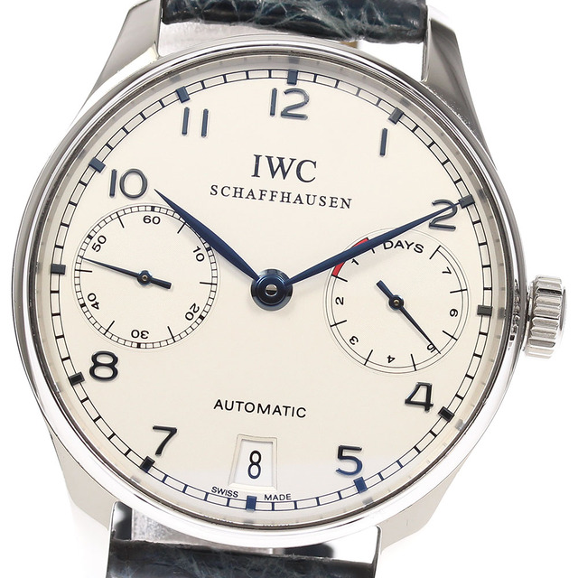 【IWC SCHAFFHAUSEN】IWC ポルトギーゼ 7デイズ デイト IW500107 自動巻き メンズ 【2210】【ev10】