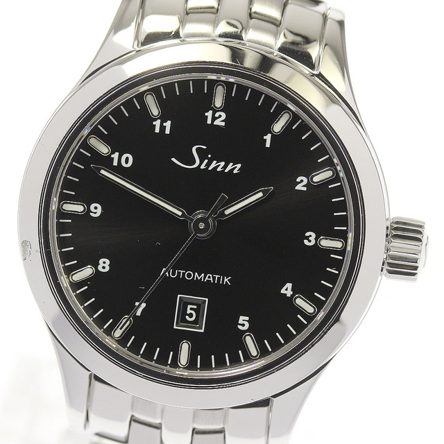 SINN - ☆美品 ☆保 ジン デイト 456 自動巻き レディース 【中古】の