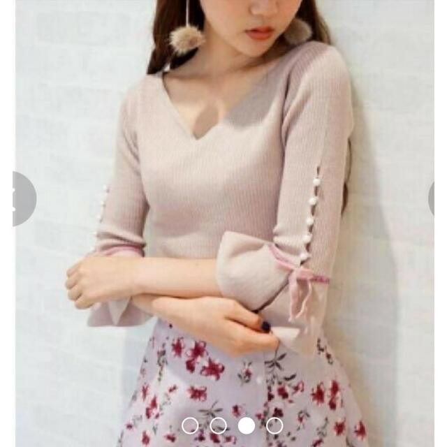 JILL by JILLSTUART(ジルバイジルスチュアート)のJILL BY JILLSTUART リブニット レディースのトップス(ニット/セーター)の商品写真