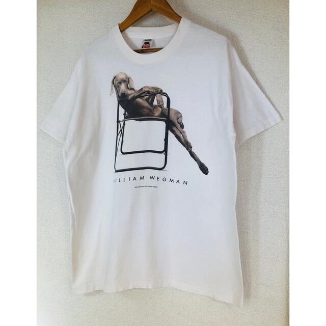 90s William Wegman Tシャツ XLサイズ ホワイト-