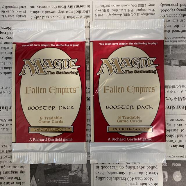 マジックMTG Fallen Empire 未開封ブースターパック　2つ