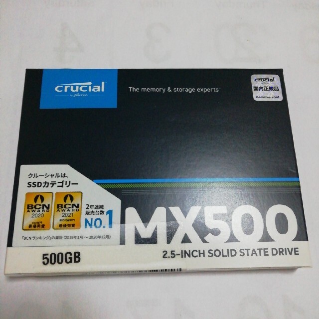 CT500MX500SSD1 PCパーツ