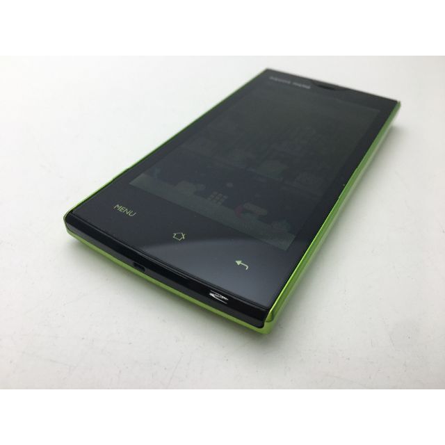 SHARP(シャープ)のsoftbank AQUOS PHONE 103SH グリーン◆美品◆336 スマホ/家電/カメラのスマートフォン/携帯電話(スマートフォン本体)の商品写真