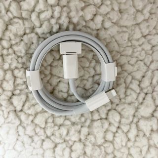 アップル(Apple)のApple 純正USB-C lightningケーブル(バッテリー/充電器)