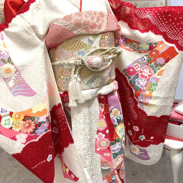 SOLD キッズ/ベビー/マタニティのキッズ服女の子用(90cm~)(和服/着物)の商品写真