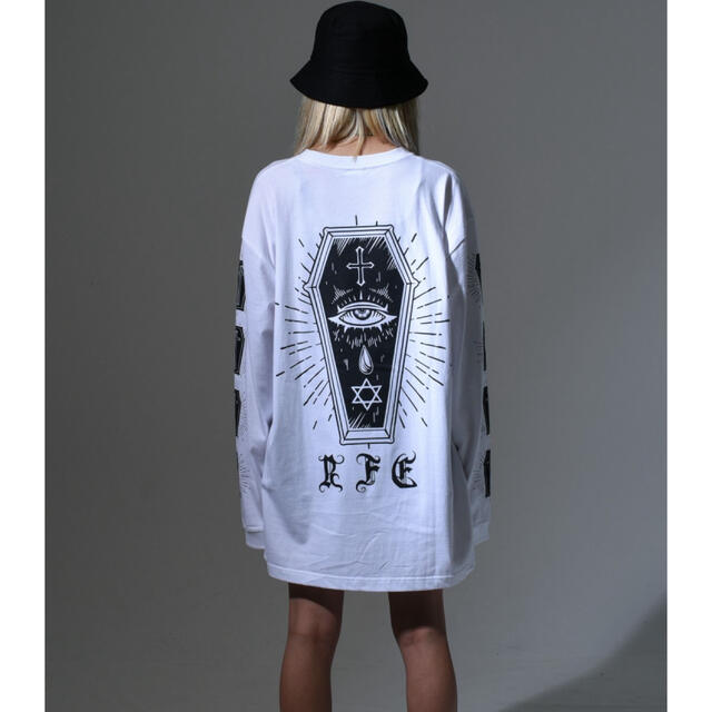 REFLEM/レフレム』コフィンプリントL/S Tee ロンT - Tシャツ
