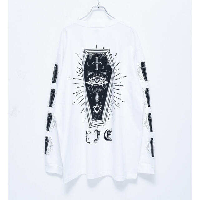 REFLEM/レフレム』コフィンプリントL/S Tee ロンT - Tシャツ