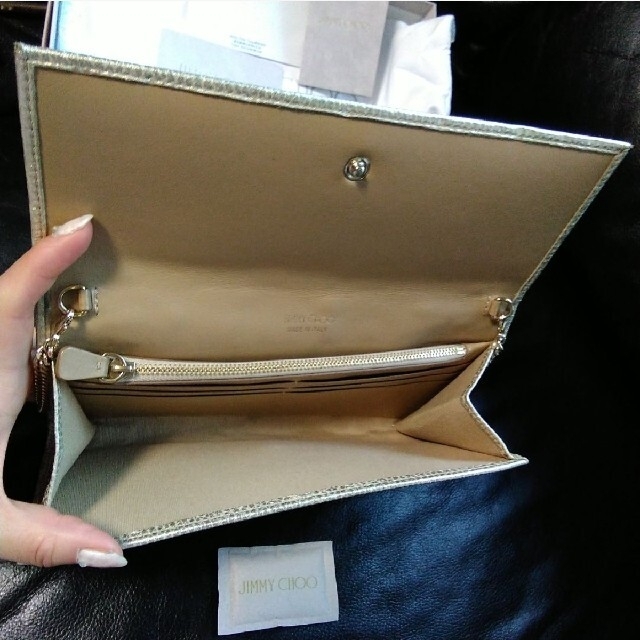 JIMMY CHOO★ウォレットチェーン 長財布