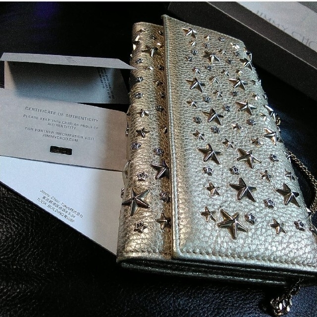 JIMMY CHOO★ウォレットチェーン 長財布