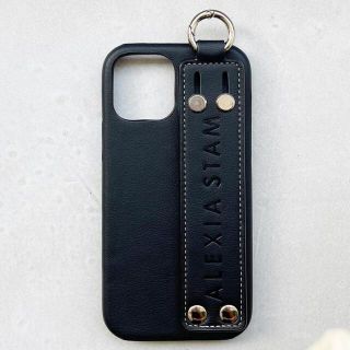 アリシアスタン(ALEXIA STAM)のs様【新品未使用】Logo Belted iPhone Case Black(iPhoneケース)