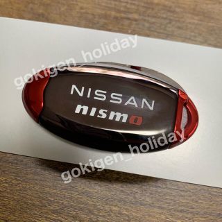 ニッサン(日産)の日産純正 NISMO インテリジェントキーケース(ダーククローム/レッド)(その他)