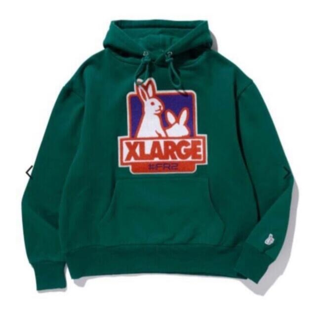 XLARGE - FR2 XLARGE Fxxk Icon Hoodie グリーン Mサイズの通販 by XLARGE - FR2 XLARGE Fxxk Icon Hoodie グリーン Mサイズの通販 by