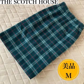 ザスコッチハウス(THE SCOTCH HOUSE)のぽんた様専用　THESCOTCHHOUSE  ウール チェック タイトスカート(ひざ丈スカート)