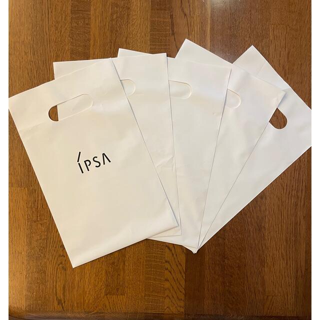 IPSA(イプサ)のイプサ  ビニール袋　5枚セット レディースのバッグ(ショップ袋)の商品写真