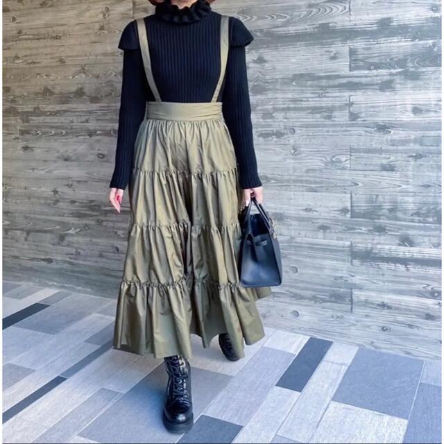 Cygne シーニュカシミア混ネックフリルネットプルオーバーAlice