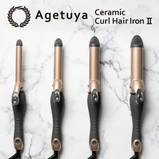 ★美品★ アゲツヤ　カール　コテ　38mm(ヘアアイロン)